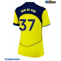 Camisa de Futebol Tottenham Hotspur Micky van de Ven #37 Equipamento Alternativo Mulheres 2025-26 Manga Curta